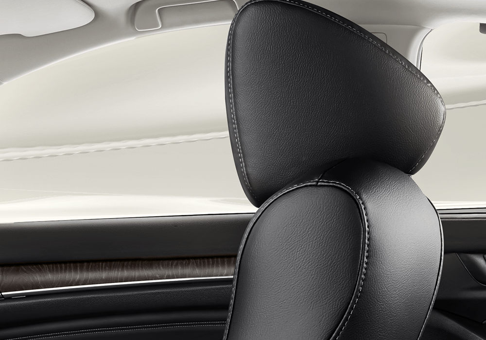 Leather-Trimmed Seat