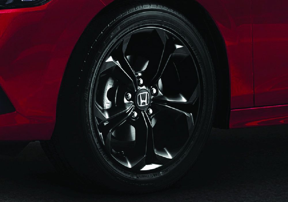 17 Sporty Matte Black Alloy Wheels