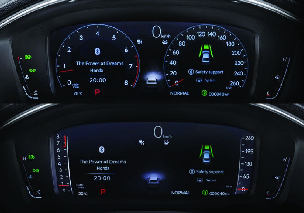 10,2 Interactive TFT Meter Cluster with Customized Display Setting