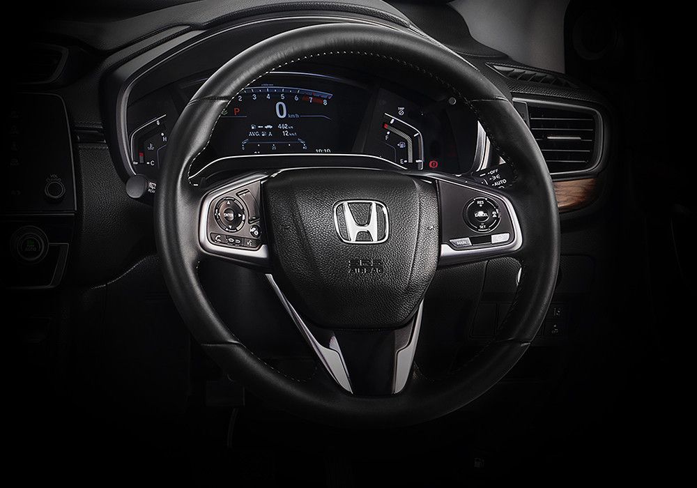 Leather-Wrapped Steering Wheel