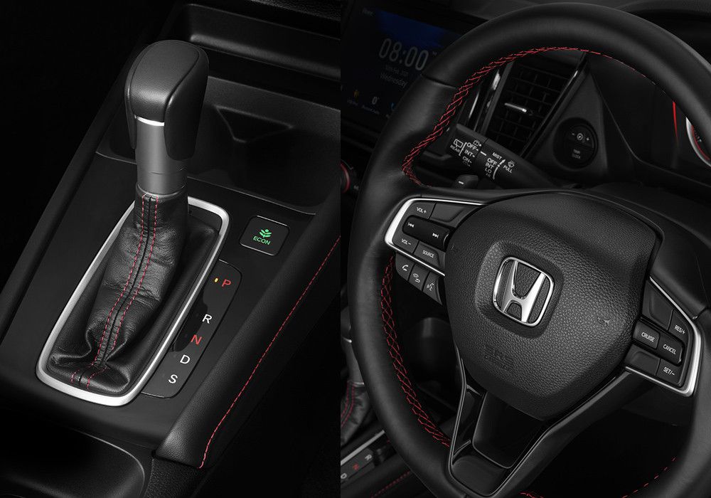 Premium Comfort Interior with Red Accent