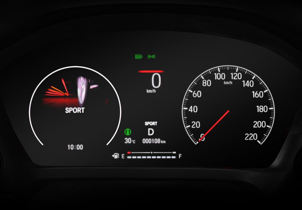 7 Interactive TFT Meter Cluster with Customized Display Setting